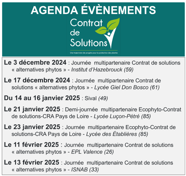 Agenda octobre 2024