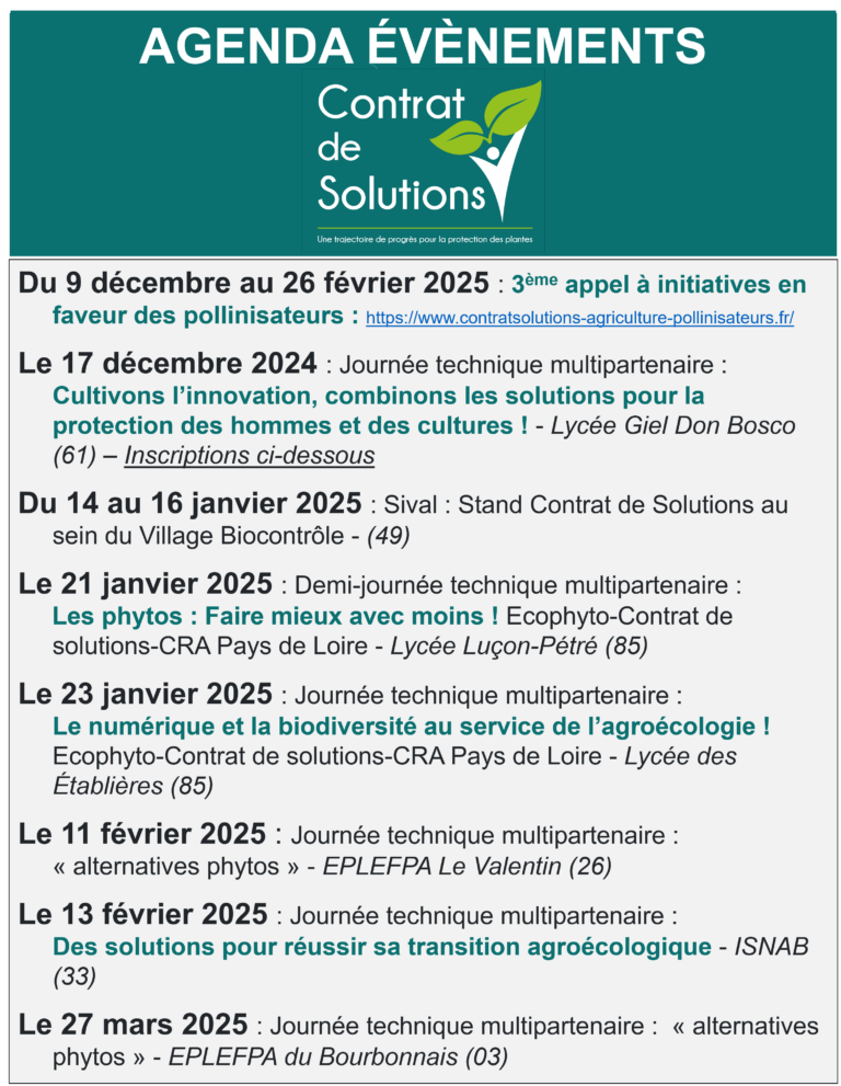 Agenda Décembre 2024