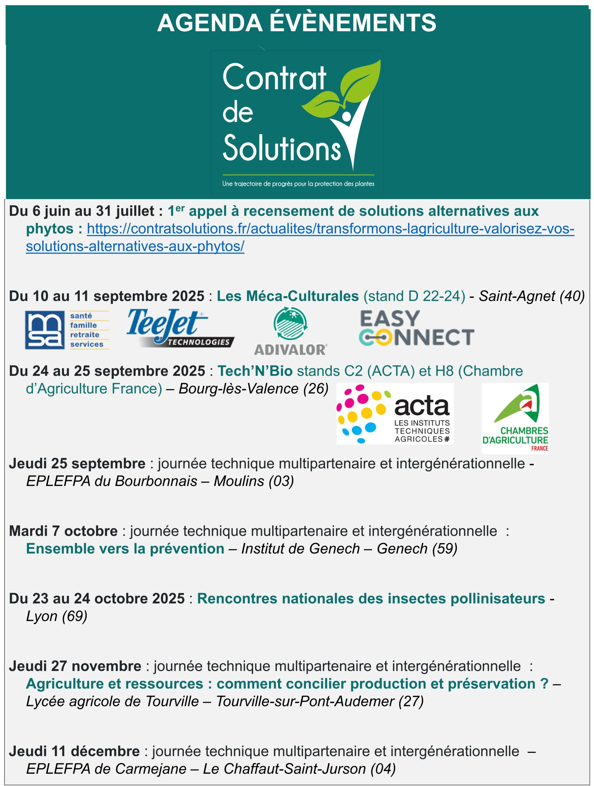 Agenda Juillet 2025