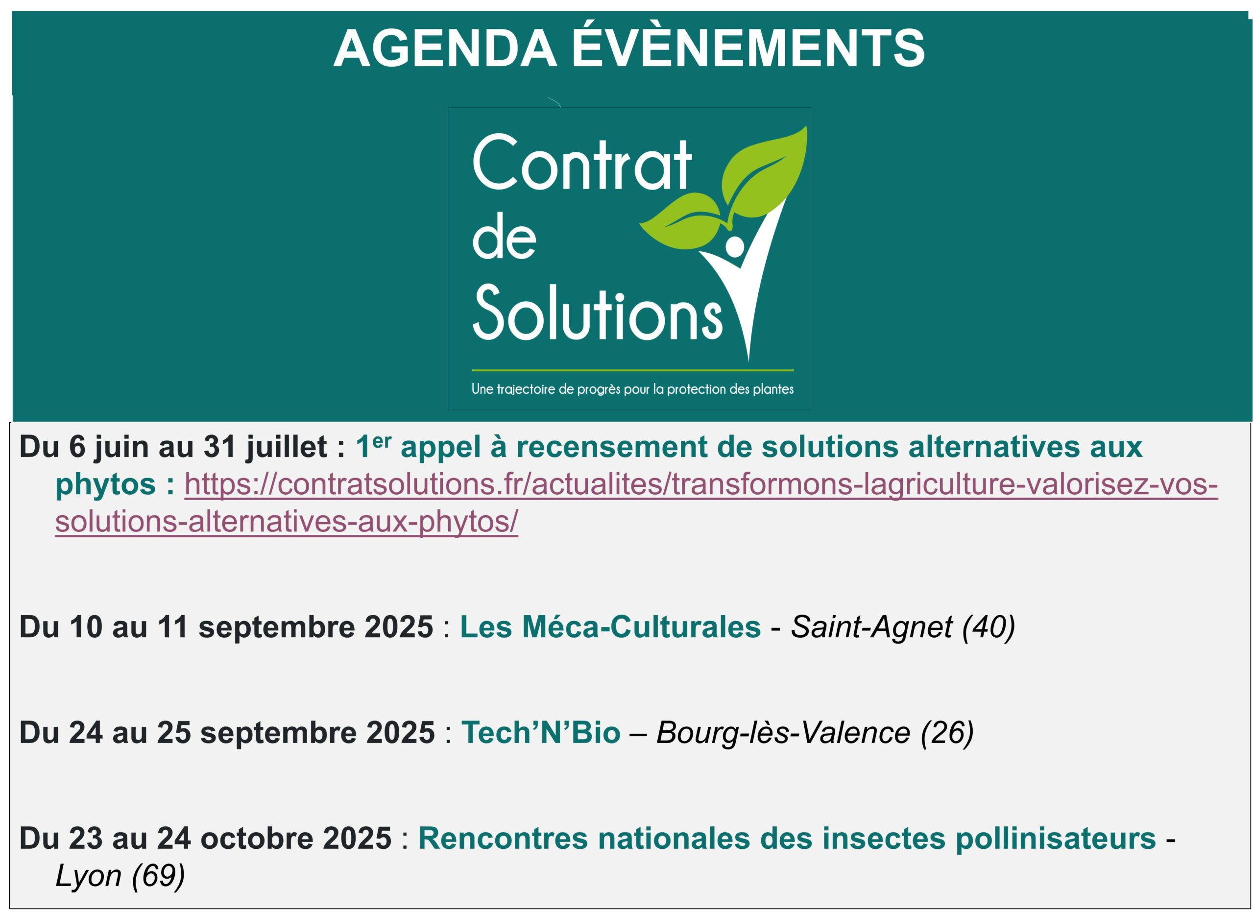 Agenda juin 2025