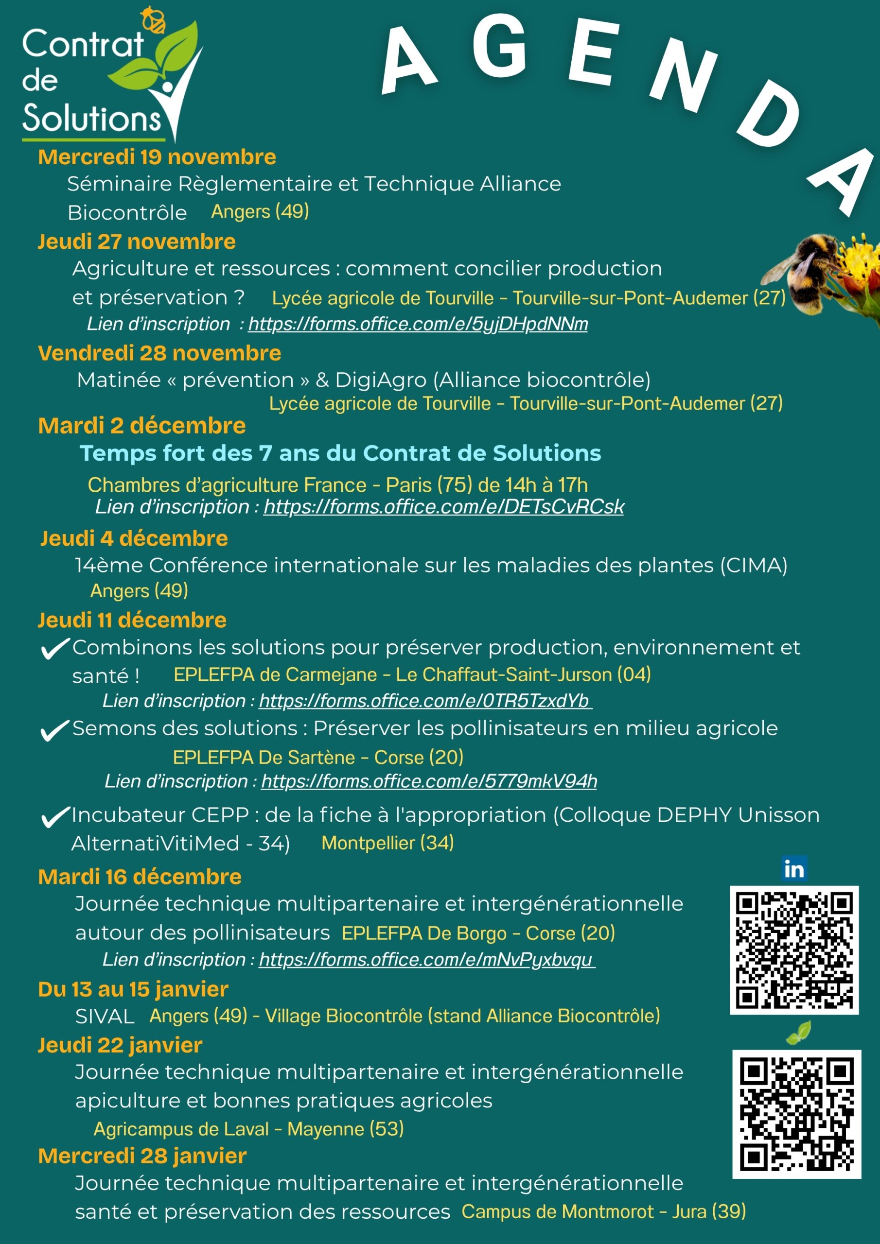 AGENDA CDS Novembre 2025