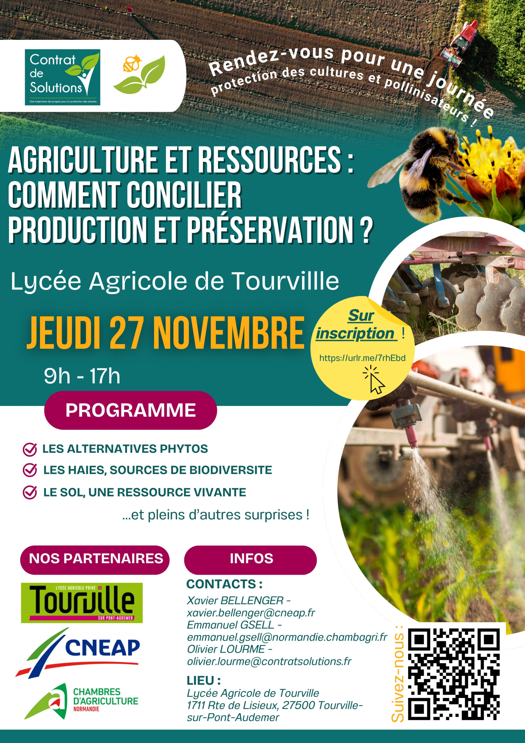 Affiche – Lycée agricole de Tourville – 271125
